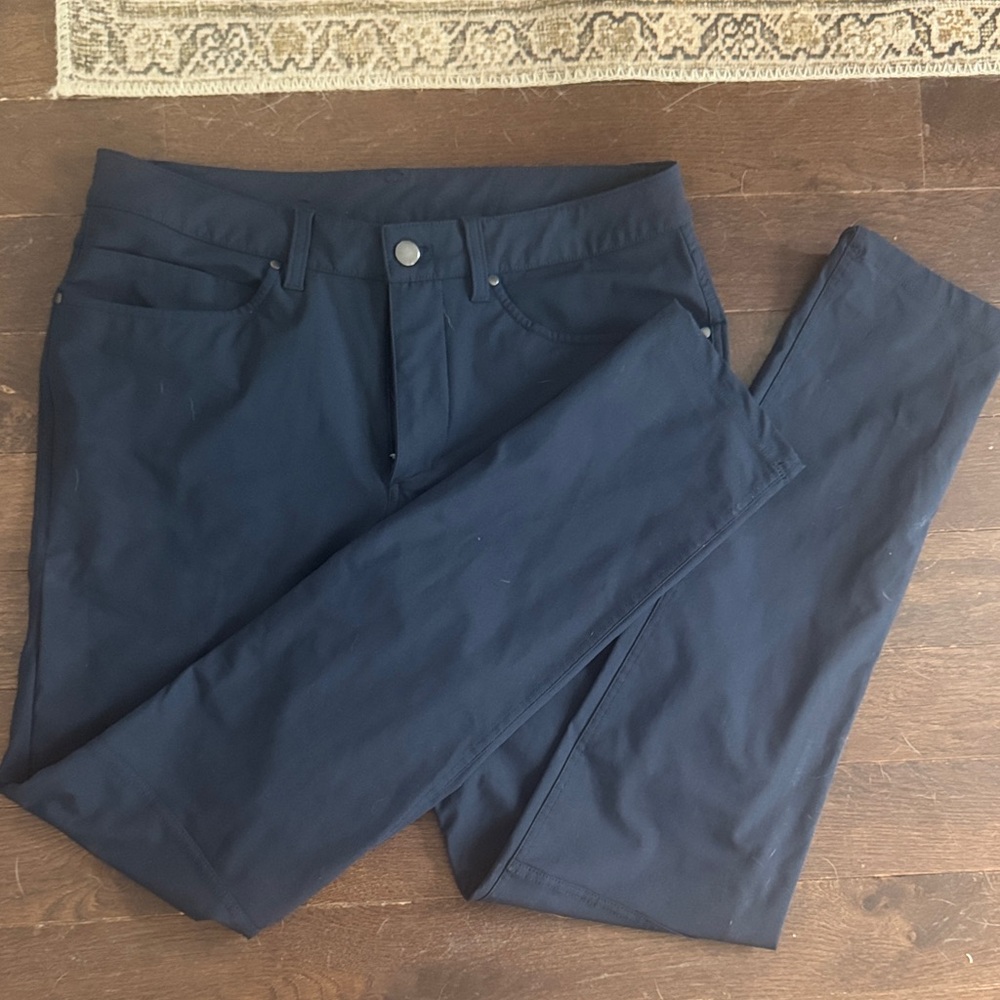 lululemon athletica Dark Blue Straight Leg Jeans